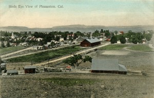 Birds Eye View of Pleasanton, California                                                                  